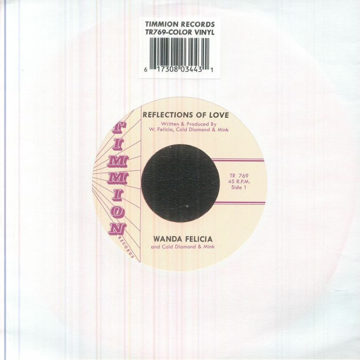 Wanda Felicia Cold Diamond & Mink – Reflections Of Love (7", Pink, Timmion Records, 2026) Front Cover