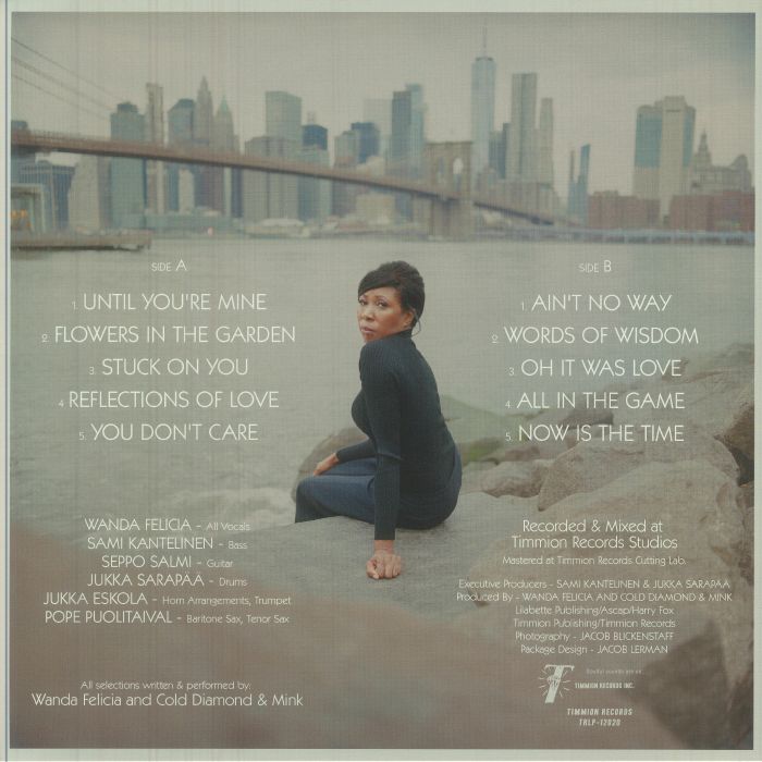 Wanda Felicia – Now Is The Time (LP, Timmion Records, 2025) back cover
