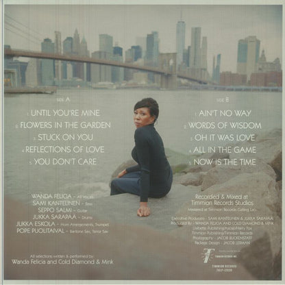 Wanda Felicia – Now Is The Time (LP, Timmion Records, 2025) back cover