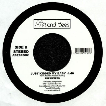 Watts 103rd Street Rhythm Band & The Meters – Express Yourself / Just Kissed My Baby (7", A's & Bee's, 2025) image 02