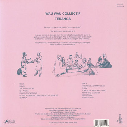 Wau Wau Collectif – Teranga (LP, Sahel Sounds, 2026) Back Cover