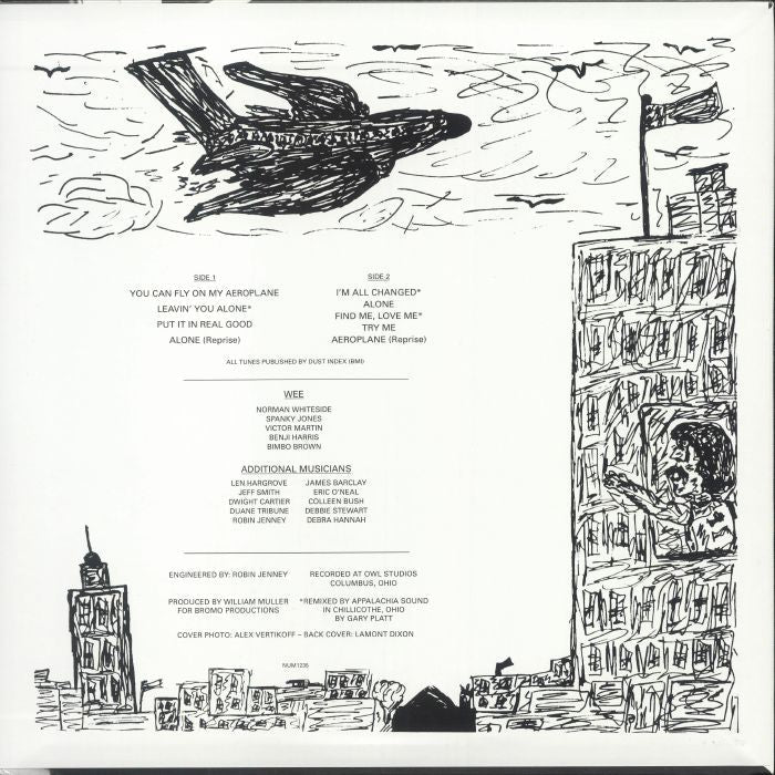 Wee – You Can Fly On My Aeroplane (LP, Deep Sky, Numero Group, 2024) back cover