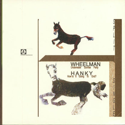 Wheelman , Hanky – Split Single (12", Studio Barnhus, 2017) Front Cover