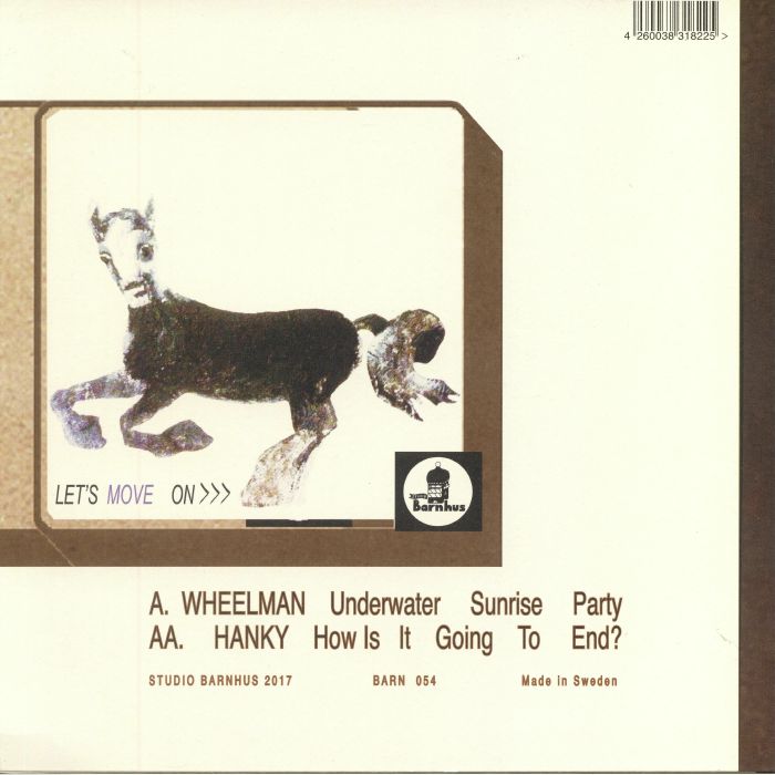 Wheelman , Hanky – Split Single (12", Studio Barnhus, 2017) Back Cover
