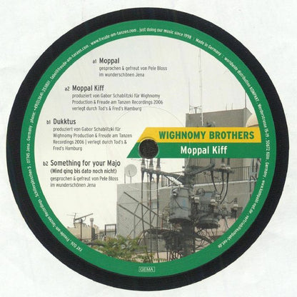 Wighnomy Brothers Aka Robag Wruhme & Monkey Maffia – Moppal Kiff (12", Freude Am Tanzen, 2006) Back Cover