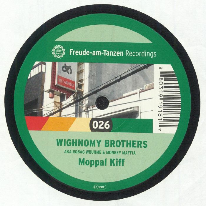 Wighnomy Brothers Aka Robag Wruhme & Monkey Maffia – Moppal Kiff (12", Freude Am Tanzen, 2006) Front Cover