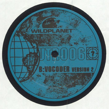 Wildplanet – Vocoder (12", Blue Transparent, Under The Radar, 2025) back cover