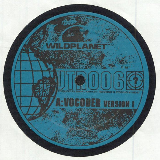 Wildplanet – Vocoder (12", Blue Transparent, Under The Radar, 2025) front cover