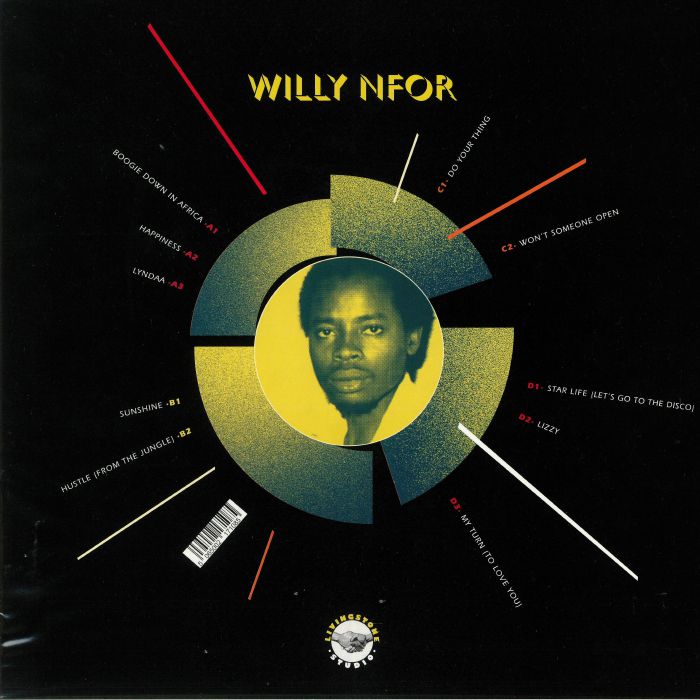 Willy Nfor – Boogie Down In Africa (2xLP, Odion Livingstone, 2018) Back Cover
