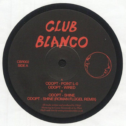 Odopt – Wired (12", Club Blanco, 2025) front cover