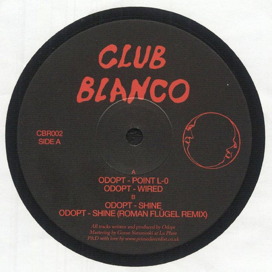 Odopt – Wired (12", Club Blanco, 2025) front cover