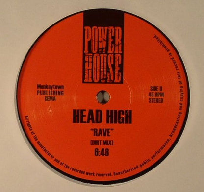 WK7 / Head High – Do It Yourself (Original Mix) / Rave (Dirt Mix) (12", Power House, 2012) Back Cover