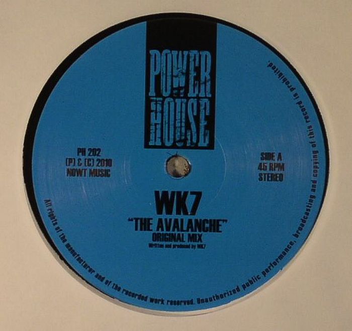 WK7 – The Avalanche (12", Power House, 2010) Front Cover