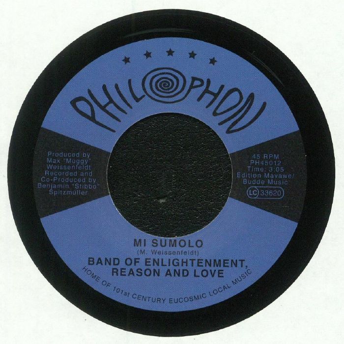 Y-Bayani & Baby Naa / Band Of Enlightenment, Reason And Love – Rehwe Mie Enyim (7", Philophon, 2018) Back Cover