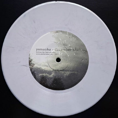 Yamaoka – December Sky (7", white, Minor, 2017) Back Cover