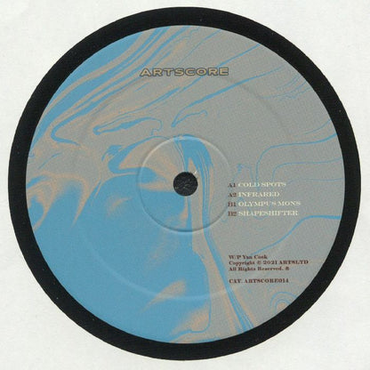 Yan Cook – Cold Spots (12", Artscore, 2021) Back Cover