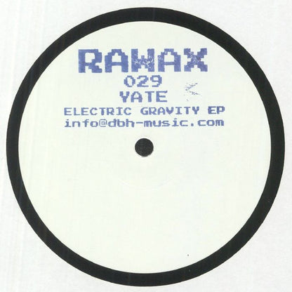 Yate – Electric Gravity EP  (12", Rawax, 2022) Front Cover