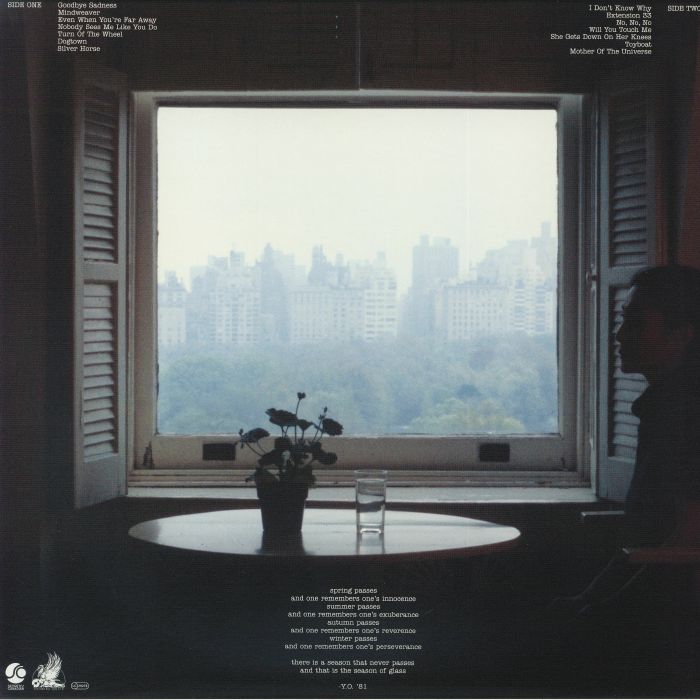 Yoko Ono – Season Of Glass (LP, Secretly Canadian, 2026) Back Cover