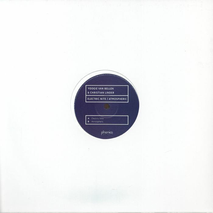 Yoogie Van Bellen & Christian Linder – Electric Nite / Atmospheric (12", Phonica Records, 2026) Back Cover