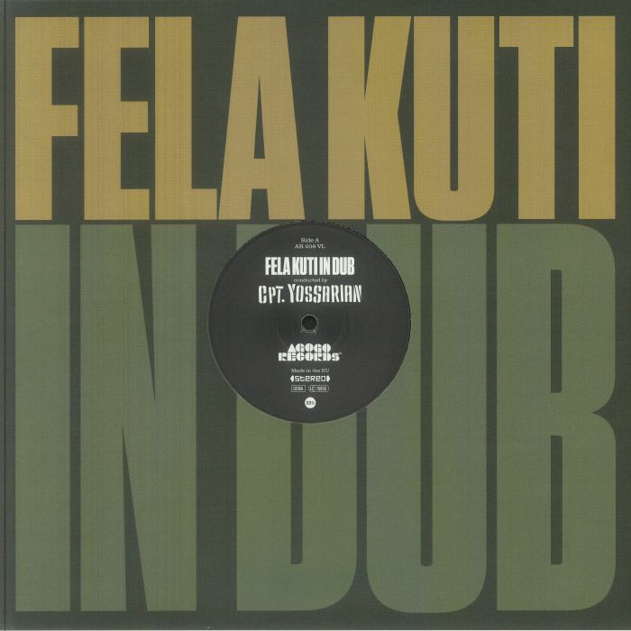 Yossarian – Fela Kuti In Dub (12", Agogo Records, 2026) Front Cover