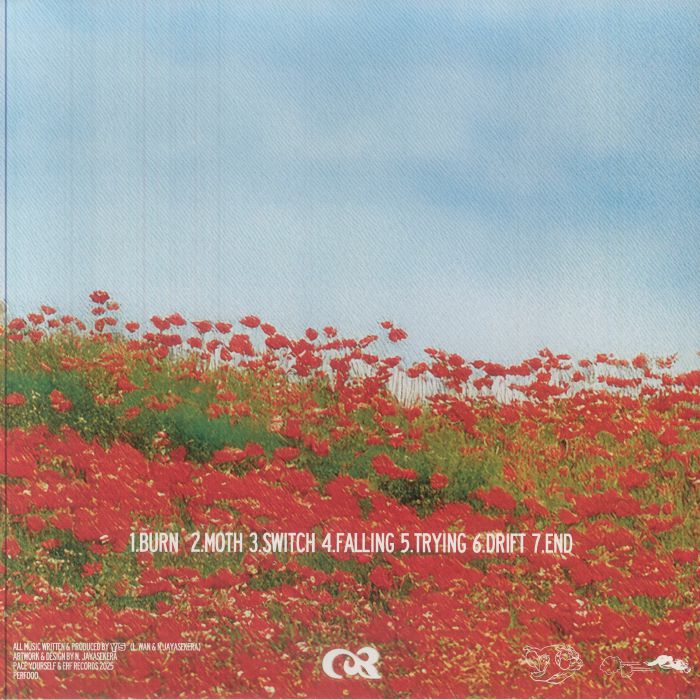 YS – Burn (LP, Pace Yourself, 2025) Back Cover