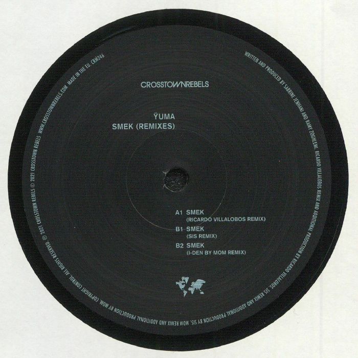 Ÿuma – Smek (Remixes) (12", Crosstown Rebels, 2021) Back Cover