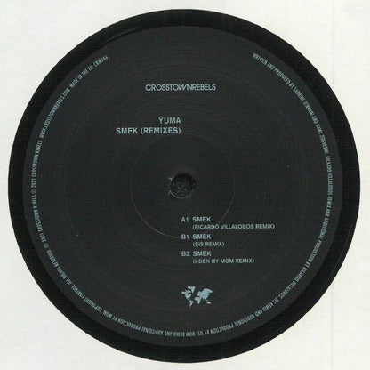 Ÿuma – Smek (Remixes) (12", Crosstown Rebels, 2021) Back Cover