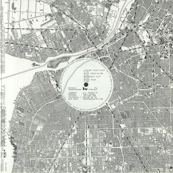 Yuri Suzuki – Border (LP, Detroit Underground, 2025) Front Cover