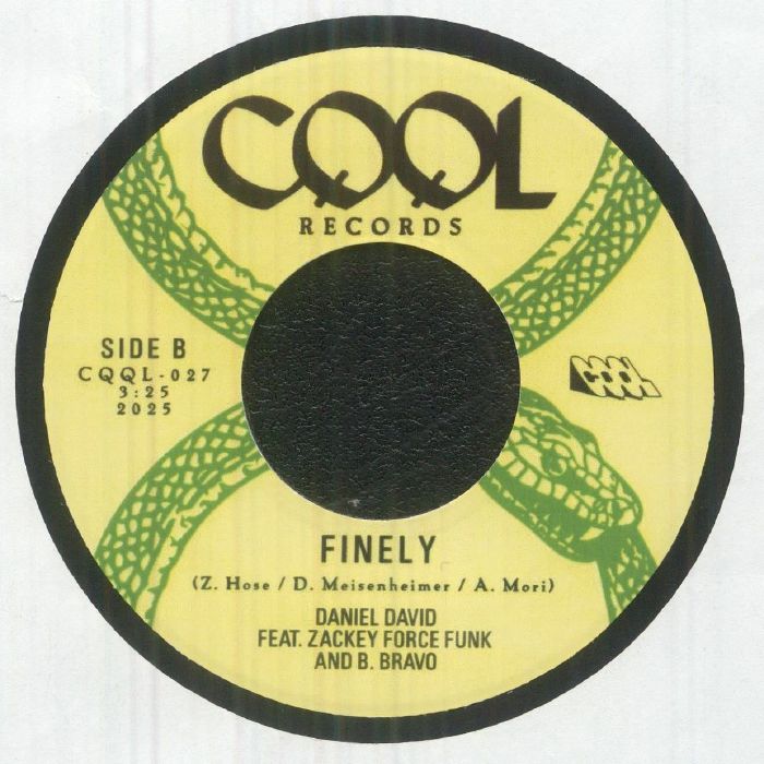 Zackey Force Funk Feat. Daniel David – Round And Round (7", CQQL Records, 2025) Back Cover