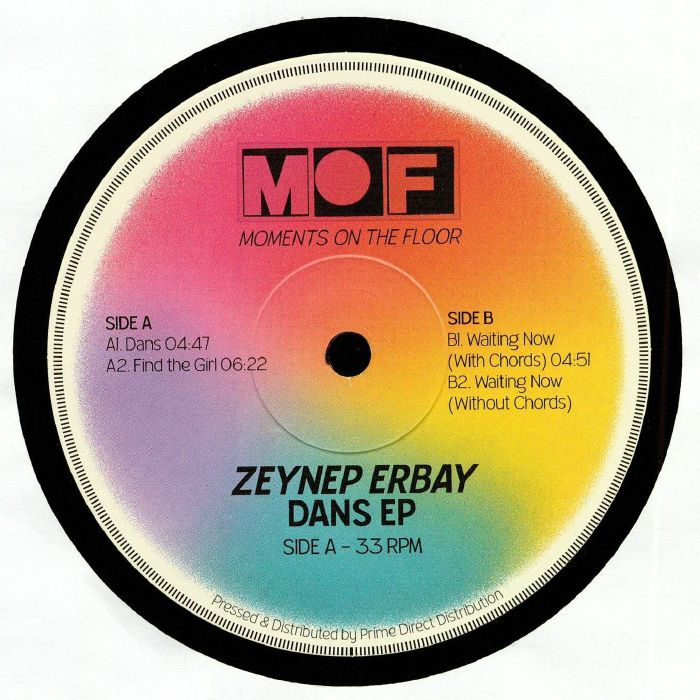Zeynep Erbay – Dans EP (12", Moments On The Floor, 2026) Front Cover