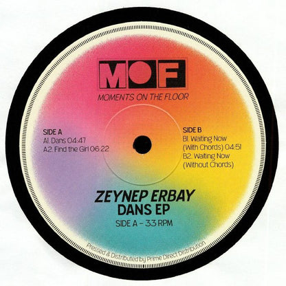 Zeynep Erbay – Dans EP (12", Moments On The Floor, 2026) Front Cover