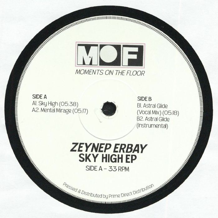 Zeynep Erbay – Sky High EP (12", Moments On The Floor, 2026) Front Cover