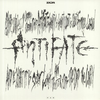 Ziúr – Antifate (12", Green/Black, Pan, 2021) Back Cover