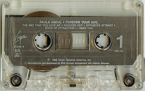 Paula Abdul : Forever Your Girl (Cass, Album, SR,)