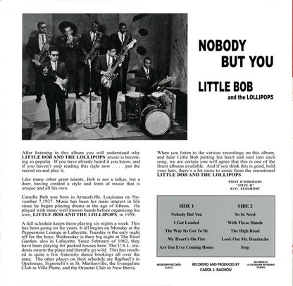 Little Bob & The Lollipops* : Nobody But You (LP, Album, Comp)