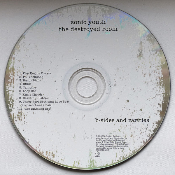 Sonic Youth The Destroyed Room B Sides And Rarities CD