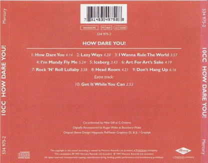 10cc - How Dare You! (CD) Mercury CD 0731453497528