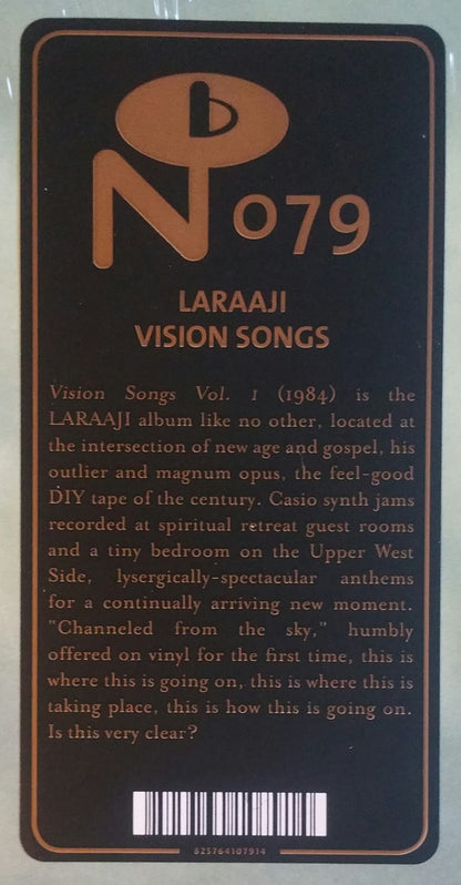 Laraaji : Vision Songs - Vol. I (LP, Album, RE, Ora)