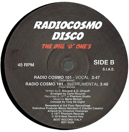 The One "O" One's : Radio Cosmo Disco (12", Ltd, RM)