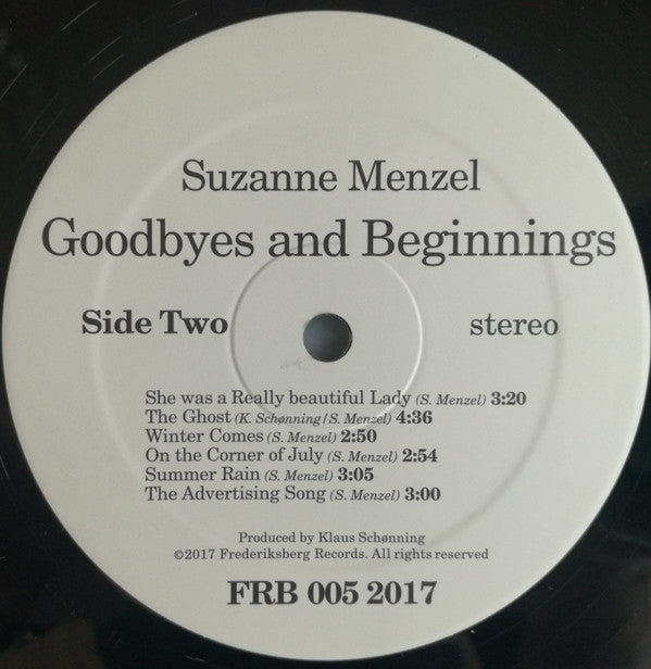 Suzanne Menzel : Goodbyes And Beginnings (LP, Album, RE, RM)