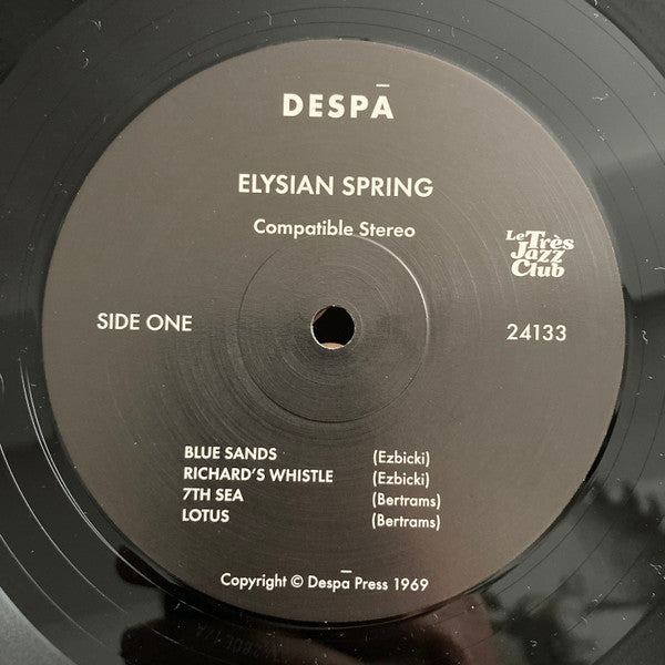 Elysian Spring : Elysian Spring (LP, Album, RE)