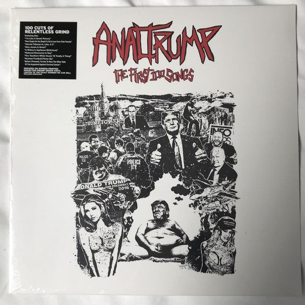 Anal Trump : The First 100 Songs (12", S/Sided, Comp, Ltd, Gre)