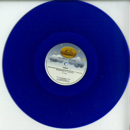 Visnadi – Racing Tracks (12", Blue, Mr. Disc Organization, 2018) Front Cover