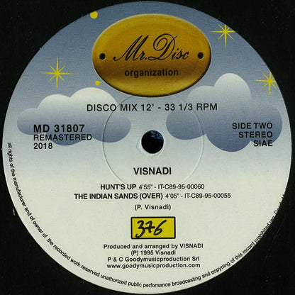 Visnadi – Racing Tracks (12", Blue, Mr. Disc Organization, 2018) Image 4