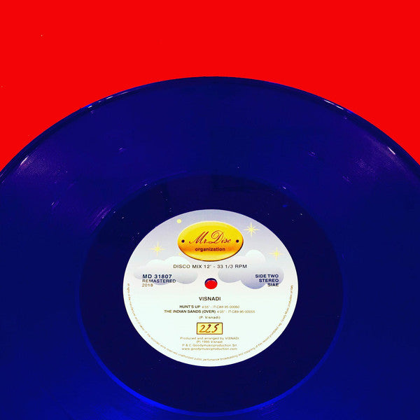Visnadi – Racing Tracks (12", Blue, Mr. Disc Organization, 2018) Image 5