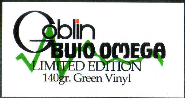 Goblin : Buio Omega (Original Motion Picture Soundtrack) (LP, Album, Gre)