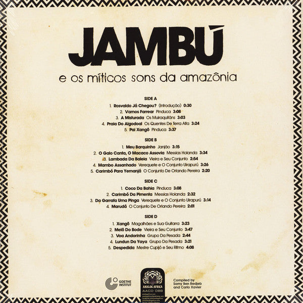 Various : Jambú E Os Míticos Sons Da Amazônia (2xLP, Comp)