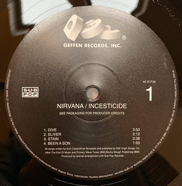 Nirvana - Incesticide (2xLP) (25th Anniversary, 180 Gram