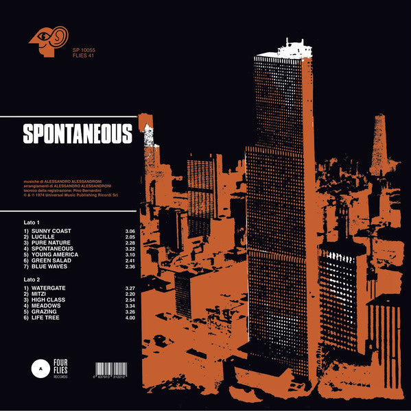 Alessandro Alessandroni : Spontaneous (LP, RE, RM)