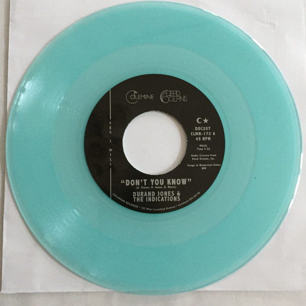 Durand Jones & The Indications : Don't You Know (7", Ltd, Bab)